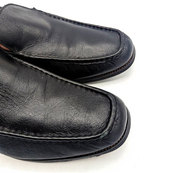 Abeo Bio System Moc Toe Venetian Comfort Shoe Loafers Black Leather Mens 12 (46) - Picture 5 of 8